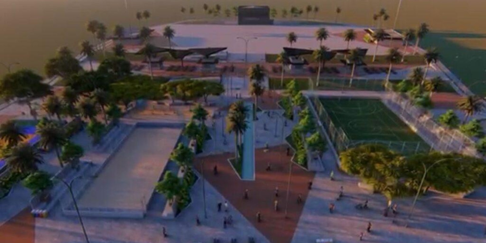 Prefeito Felício Queiroz divulga imagens do projeto do Centro de Eventos em São José dos Cordeiros