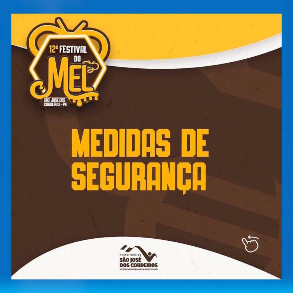 Prefeitura de São José dos Cordeiros anuncia medidas de segurança para o 12ª Festival do Mel