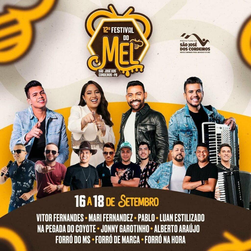 Prefeitura de São José dos Cordeiros divulga programação completa do Festival do Mel