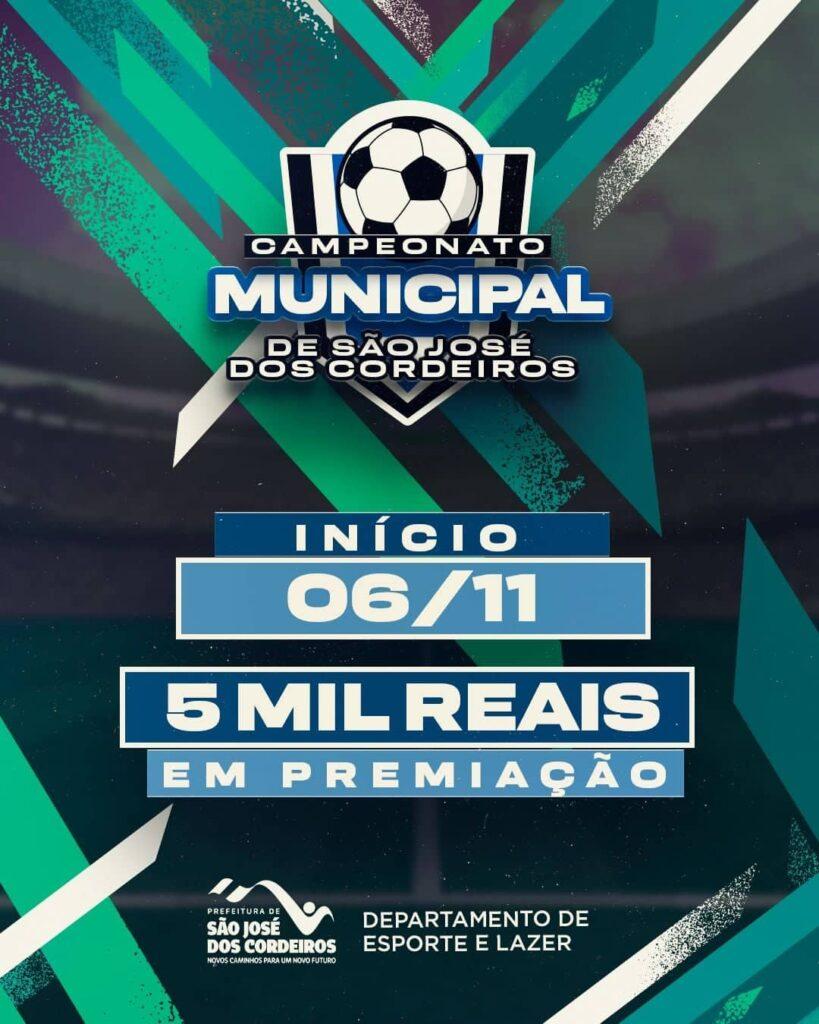 Campeonato Municipal de Futebol de São José dos Cordeiros terá seu ‘ponta pé’ inicial neste domingo