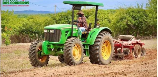 Prefeitura de São José dos Cordeiros inicia o programa de aração de terras