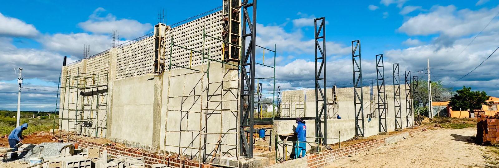 Obra do Ginásio Esportivo da...