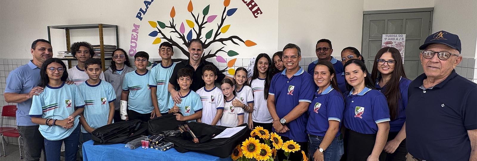 Prefeitura de São José dos Cordeiros entrega novos equipamentos à Banda Filarmônica da Escola Manoel da Silva Almeida