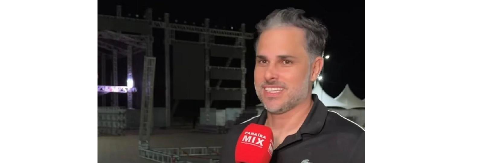 Prefeito de São José dos Cordeiros vistoria montagem da estrutura e destaca expectativa para o Festival do Mel